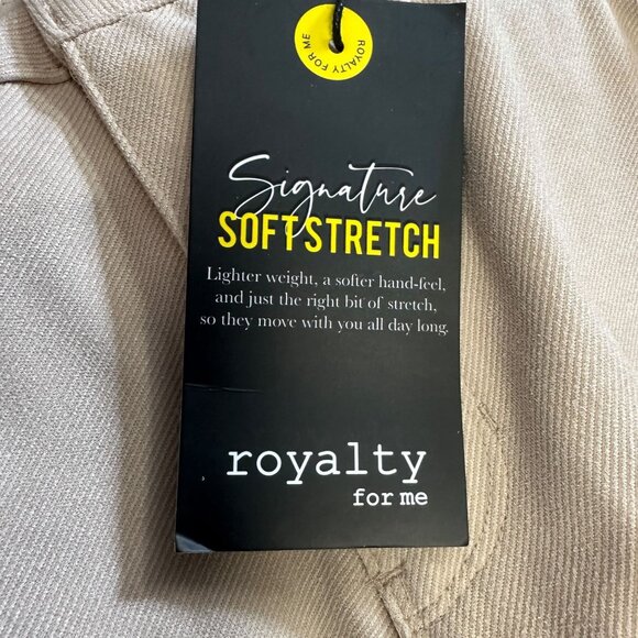 NWT Royalty For Me Womens 14 Signature Soft Stretch Pants Winter Stretchy Design - Picture 13 of 16